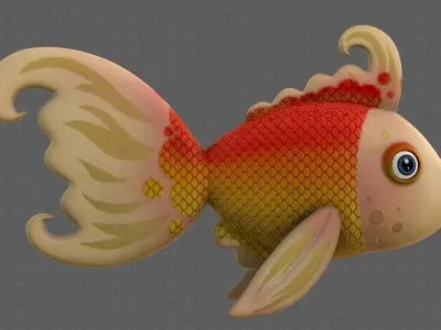 Fish V11 Low-poly 3D model