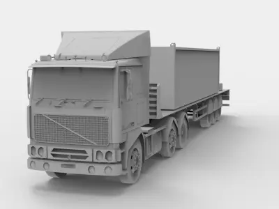 TIR truck 3D model