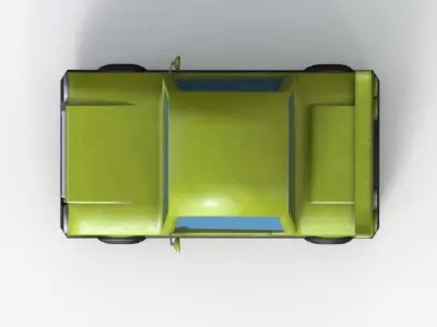 Cartoon Car Free 3D model