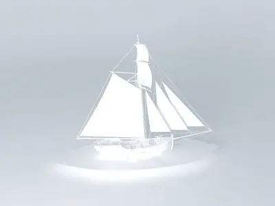 Cutter based on HMS Aldebaran Free 3D model