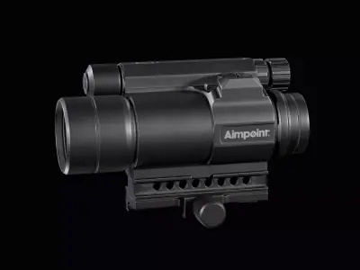 Red Dot Reflex Sight Aimpoint CompM4 Low-poly 3D model