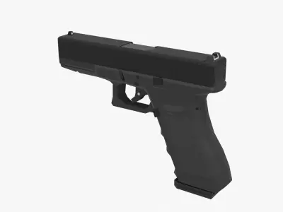 Glock Low-poly Low-poly 3D model