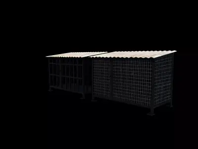 storage cage 3D model
