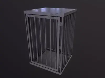 Cage 3D Model Low-poly 3D model