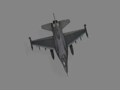 fighter jet  Low-poly 3D model purchase