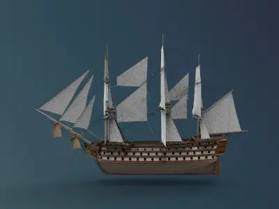 HMS Victory 3D model buy