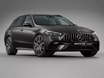 2023 Mercedes-Benz C63 S AMG E Performance Estate 3D model