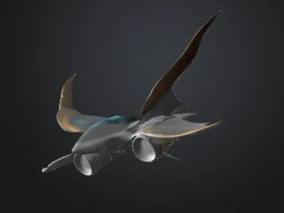 fantastic airplane 3D model