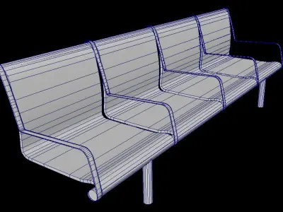Chair Low-poly 3D model purchase
