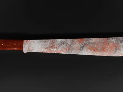 Machete pack Low-poly 3D model