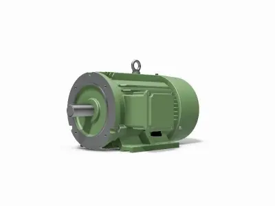 132M B34b Right IEC electric motor - 3D CAD model 3D model