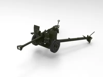Feldhaubitze howitzer 3D model