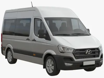 Hyundai H350 Minibus L2H2 3D model