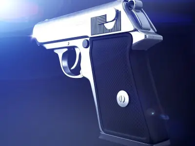Hand gun 3D model purchase