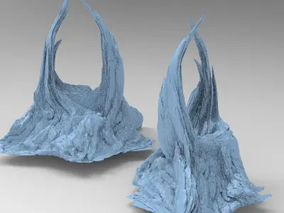 Serpent Mountain Cliffs  3D model