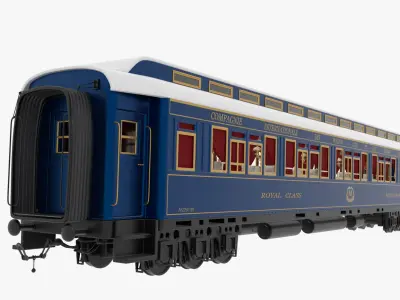 Restaurant Car Orient Express 3D model
