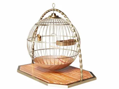 Bird cage 3D model purchase