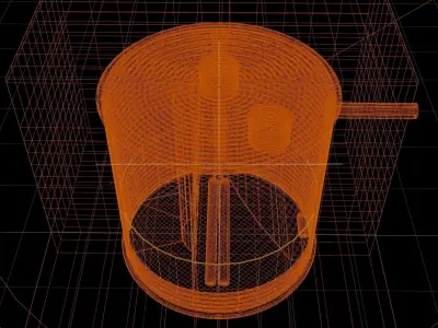 Local treatment facilities 3D model