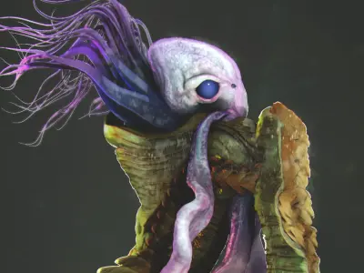 Sea Creature - Highpoly   3D model