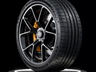 Michelin Pilot Sport S 5 255 35 ZR20 97Y 3D model