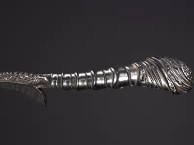 Fantazy Sword Melee Weapon Low-poly 3D model purchase