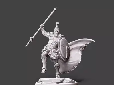 spartan vanguard III - 35mm scale 3D print model