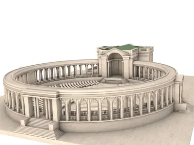 Memorial Amphitheater 3D model