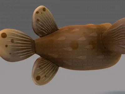 Fish V06 Low-poly 3D model