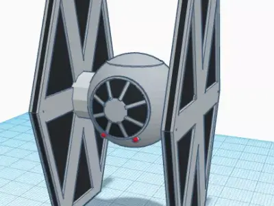 Tie Fighter Imperial Age   3D print model