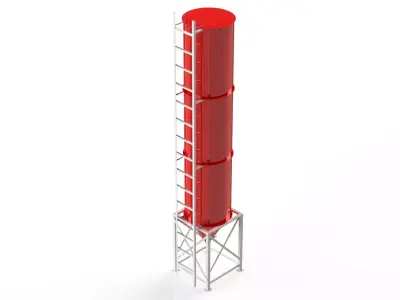WG 4006 - Grain silo - 3 3D model