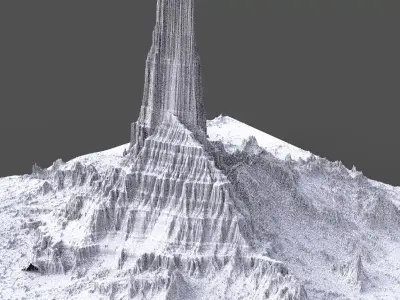 Mountain Dark Lord Extended 3D model