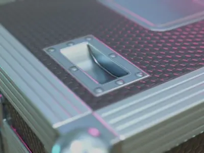 Flight Case Low-poly 3D model