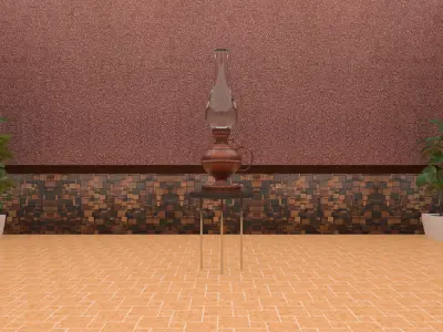 Antique Lamp 3D model buy