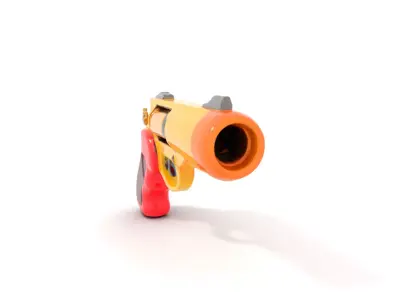 Vibrant Flare Gun model pack Low-poly 3D model
