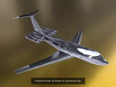IP-Free Regional Jetliner Pack  Mesh and NURBS CAD included