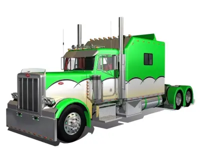 379 Legacy Semi Truck 3D model