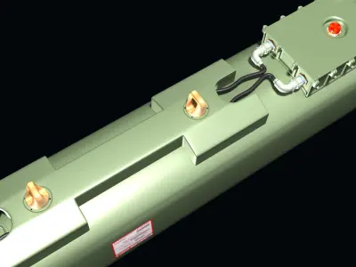 FZ233 Rocket Launcher 3D model