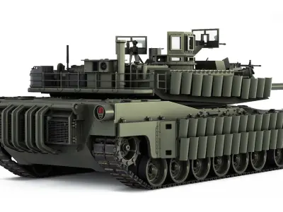 Tank Abrams M1A2 SEP TUSK II 2020 3D model