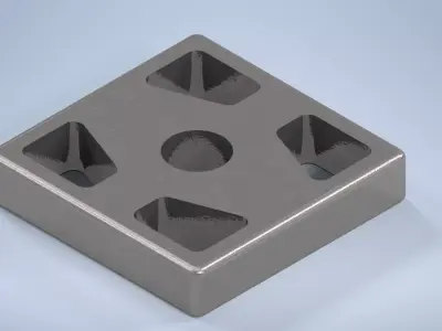 replacement IKEA AKURUM Suspension Rail Set 3D model