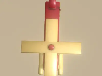Wooden Toy Helicopter low poly game ready Low-poly 3D model