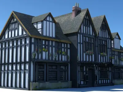 Lowpoly Building 812 3D model