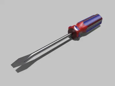 Screwdriver Free low-poly 3D model