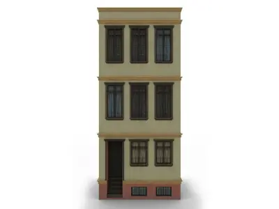 European Building Persian Style Low-poly 3D model
