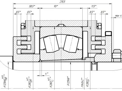 Bearing support 22326KEJW33C3 Free 3D model