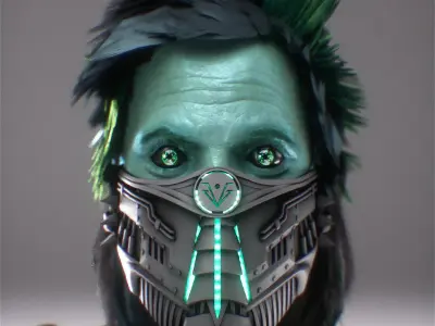 metal mask 2 3D print model