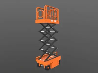 Lifter Machine Low-poly 3D model