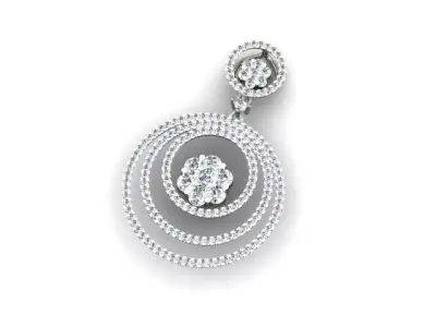 pendant circle  Free 3D model