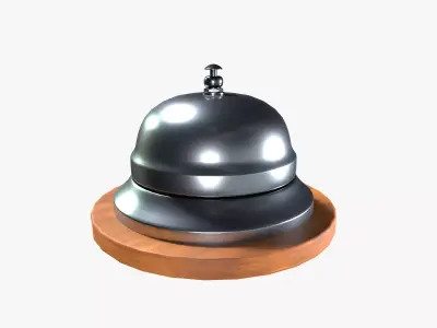 Table calling bell 3D model