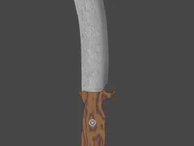 Hunting knife 3D model buy