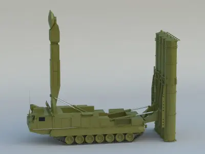 S-300VM Missile System SA-23 Gladiator Giant 3D model